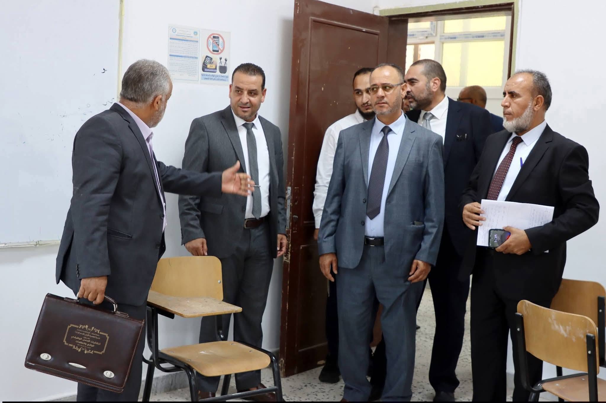فريق المركز الوطني لضمان الجودة يزور كلية الاقتصاد والعلوم السياسية بصرمان ضمن إجراءات الاعتماد المؤسسي